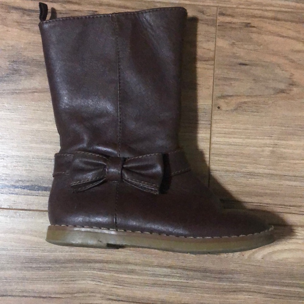 Brown tall boots baby gap